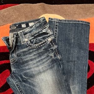 Miss Me size 28 Boot Cut dark wash jeans